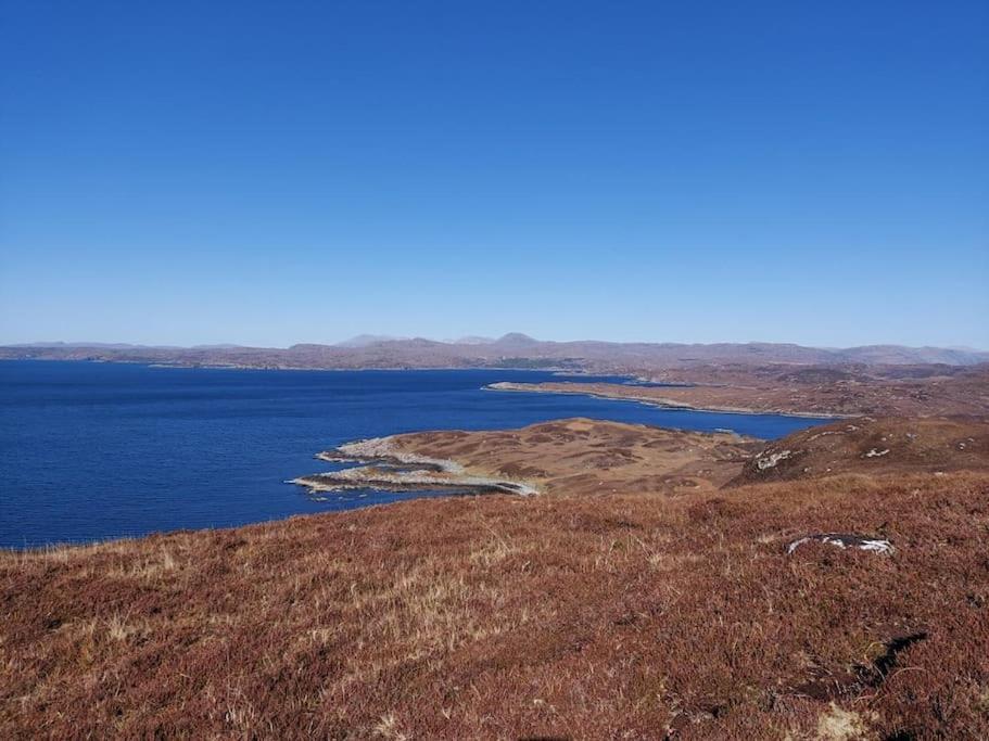 Blar Na Leisg, Self Catering Lodge 2. Drumbeg Eksteriør bilde