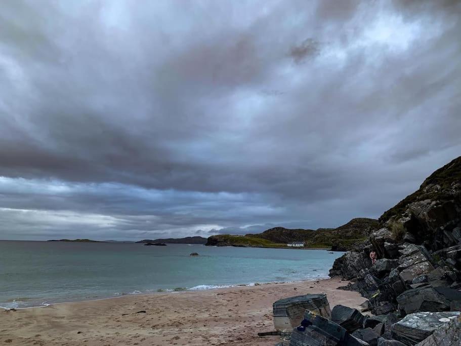 Blar Na Leisg, Self Catering Lodge 2. Drumbeg Eksteriør bilde