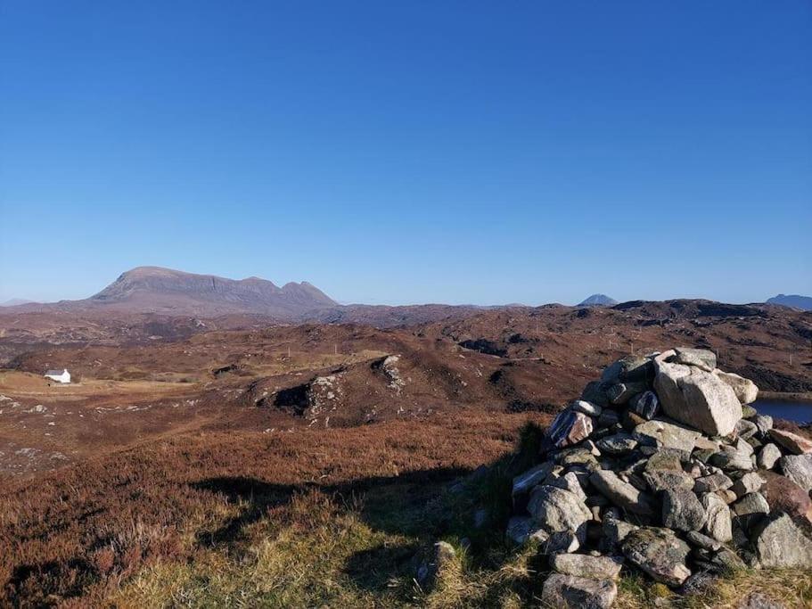 Blar Na Leisg, Self Catering Lodge 2. Drumbeg Eksteriør bilde