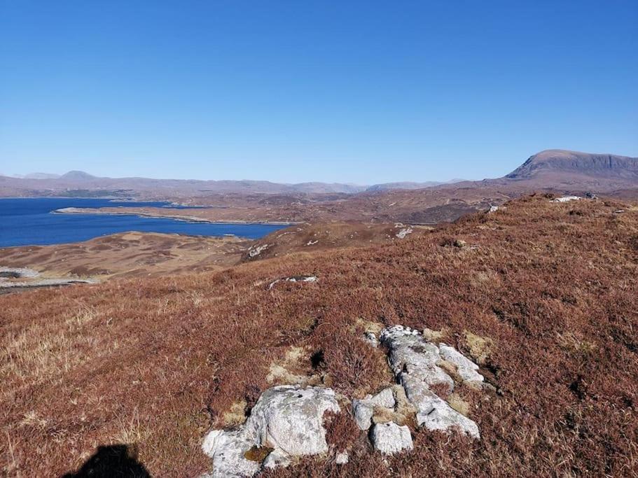 Blar Na Leisg, Self Catering Lodge 2. Drumbeg Eksteriør bilde